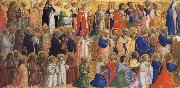 Fra Angelico The Virgin mary with the Apostles and other Saints oil painting picture wholesale